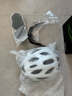 洛克兄弟（ROCKBROS） 骑行头盔带风镜山地公路自行车头盔男女一体成型炫彩安全帽 白色：加大款58-65cm 灰色镜片 实拍图