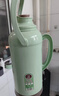 科德勒斯3.2L家用热水瓶热水保温壶学生暖壶家用暖瓶外壳塑料暖水瓶开水瓶 【香槟款】绿色3.2L 整套（外壳+内胆+瓶塞） 实拍图