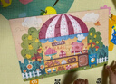 弥鹿（MiDeer）进阶拼图幼儿早教纸质大块拼图4阶-童话小镇(收纳袋款)家居装饰 实拍图