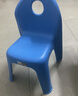 茶花带靠背椅子塑料凳子小Q靠背椅子舒适稳固防滑 【2个装】蓝色（新老色随机发） 实拍图