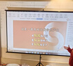 快朵小屋（KUAIDUOXIAOWU）100英寸16:9支架挂壁两用幕布 白塑高清可移动【免打孔】投影仪三色激光极米坚果当贝小米爱普生 实拍图