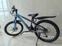 凤凰（Phoenix）儿童自行车20/22/24青少年学生大童中小学男生女生变速山地车 星耀版-征途变速灰蓝 22村（建议身高130-160cm） 实拍图