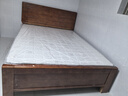 惠寻 京东自有品牌 全实木实木床中式1.5米床1.8米x2米双人床床家具 床+环保棕垫 1500mm*2000mm框架结构 实拍图