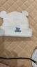爱宝适婴儿帽子秋冬加棉加厚新生儿胎帽保暖婴幼儿囟门帽宝宝帽S267蓝色 实拍图