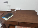 源氏木语全实木小书桌现代简约橡木学习桌北欧风小户型办公桌子书房电脑桌 【9】胡桃色橡木两抽书桌1.0米 组装 实拍图
