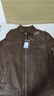 布先生轻柔真皮皮衣男翻领夹克男士外套2025冬季新款百搭男装BT16986 沉香棕 L (175) 晒单实拍图