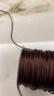 灵久久中国结绳线编织线红绳DIY手工材料挂绳戒指编织丝线手链绳项链线 咖啡色 7号（1.5mm） 实拍图