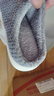 京东京造【厚底防滑】棉拖鞋男秋冬拖鞋室内居家毛拖保暖半包深灰色44-45 实拍图