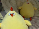名创优品（MINISO）墩dun鸡系列毛绒公仔玩具卧室教室办公室睡觉抱枕生日礼物小号 实拍图