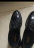 卡帝乐鳄鱼（CARTELO）皮鞋男士牛皮商务休闲西装正装德比鞋英伦结婚男鞋 6531 黑色 42  实拍图