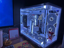 航嘉（Huntkey）S960暴风雪X白色全景版海景房机箱（双面钢化玻璃/左右分区/360水冷/9风扇位/MATX主板） 实拍图