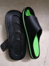 回力运动拖鞋男浴室内户外不易滑厚底凉拖鞋HL39391黑绿色39-40码 实拍图
