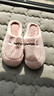 2025踩屎感棉拖鞋女士厚底防滑冬季外穿居家情侣保暖学生男宿舍 小熊小兔棉拖-粉色 36-37 适合35-36 实拍图