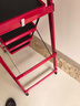 星恺梯子家用折叠梯人字梯多功能登高爬梯扶梯小梯子TZ10四步红 实拍图