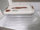 京东京造 饺子冰箱收纳盒 食品接触级包水饺馄饨冷冻收纳盒 （四层一盖） 实拍图