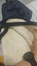 丛峻骨折保暖鞋套脚套加绒加厚 脚部骨折打石膏保暖袜鞋套脚肿胀宽松 深蓝色 均码[适合36-43码] 实拍图