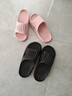 名创优品（MINISO）软云系列浴室拖鞋 粉色39-40码 实拍图