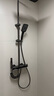 浪鲸恒温淋浴花洒套装钢琴花洒全套增压自洁沐浴器精铜浴室淋雨器 【枪灰恒温】智能数显 增压雨淋 实拍图