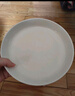 家用菜盘简约北欧风陶瓷纯色盘子轻奢高级感餐具釉下彩沙拉牛排盘 8英寸琉璃盘【2个装】 实拍图