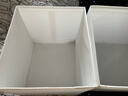 宜家（IKEA）SKUBB思库布储物盒衣柜抽屉内衣袜子分类收纳盒布艺衣物整理袋 白色3件盒31x34x33cm 实拍图