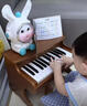 NEW CLASSIC TOYS儿童钢琴玩具 木质电子琴男孩女孩音乐早教婴儿1-6岁生日周岁礼物 25键胡桃木色【木质电子钢琴】 实拍图