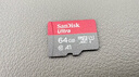 闪迪（SanDisk）64GB TF（MicroSD）内存卡 A1 U1 C10 至尊高速移动版存储卡 读速140MB/s 手机平板游戏机内存卡 实拍图