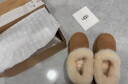 UGG秋季女士茸茸毛鞋领厚底懒人毛毛鞋 1166733CHE|栗色 38 实拍图