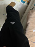 匹克针织运动裤男冬季跑步加绒梭织长裤休闲裤运动服男直筒裤束脚裤子 【秋冬加绒束脚裤4007】黑色 M (170) 实拍图