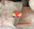 罗莱家纺全棉加厚磨毛四件套冬季纯棉被套床单床上用品 粉200*230 实拍图