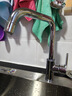九牧（JOMOO）厨房水龙头7字型洗菜盆龙头可旋转水槽龙头冷热双控银色33186 实拍图