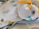 舒贝怡2件装婴儿衣服新生儿连体衣春秋男女满月宝宝纯棉蝴蝶衣黄色 59CM 实拍图