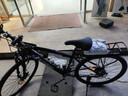 ICOLOUR山地自行车成人公路变速单车大学生越野赛车上班代步初高中青少年 顶配版【黑白色】辐条轮加粗减震 26寸21速【适合：160-180cm】 实拍图