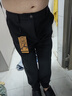 龙牙【张译同款】【补货速抢】寒锋战术软壳长裤秋冬男通勤弹力户外 极夜黑(直筒版） 33 170/86B 高170重141-160 实拍图