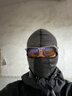 洛克兄弟（ROCKBROS）保暖头套加绒摩托电动自行车全脸骑行面罩秋冬季防风围脖帽子男女 秋冬弹力绒款-天穹黑短款 实拍图