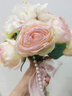 花点馨意仿真花束新娘手捧花表白求婚领证婚宴假花拍摄道具玫瑰大丽花0459 实拍图