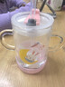 富光 玻璃杯家用儿童牛奶杯子带刻度耐热吸管水杯喝奶杯微波炉可加热 实拍图