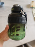 吨吨BOTTLED JOY渐变酷吨吨桶大容量水杯运动水壶塑料杯酷黑绿1100ml 实拍图