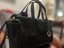 Songmont山下有松循迹mini见物小挎包无性别植鞣手提斜挎包 烟墨黑 预售17天 实拍图