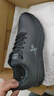 特步运动鞋男鞋跑步鞋冬季加绒皮面防水轻便减震休闲慢跑鞋棉鞋黑色 实拍图