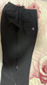 骆驼（CAMEL）速干透气运动裤女跑步休闲直筒梭织裤子 J25BAXLN072 幻影黑 L 实拍图