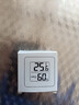 温湿度计婴儿房室内家用车内电子温湿度计迷你便携高精度传感器可壁挂 智能温湿度计-白色小巧*1 实拍图
