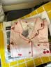 蕉内（Bananain）【王一博同款】520H睡衣男女士法兰绒情侣家居服带胸垫休闲可外穿 【女士】樱桃-荷粉 M 实拍图