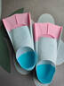 丝静儿童学游泳脚蹼男女自由泳潜水专用硅胶鸭脚板短脚蹼蛙泳训练装备 粉三色【送耳塞鼻夹和便携网兜】 XS 晒单实拍图