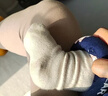 尼多熊婴儿长筒袜秋冬宝宝袜新生儿过膝袜保暖棉质儿童袜子 实拍图