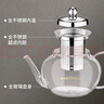 金灶（KAMJOVE） 玻璃泡茶壶耐高温304不锈钢过滤花茶壶飘逸杯煮茶壶简约式茶艺壶 A-07【600ml】 实拍图