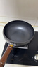 京严正宗章丘大肚铁锅老式家用炒菜锅手工锻打无涂层炒锅不粘锅 【三次开锅发货】适用3-8人 28cm 久用无沙眼|送木盖+锅铲+百洁布 实拍图