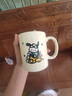马克杯高颜值ins风陶瓷杯卡通咖啡杯办公室家用早餐喝水杯子可爱 飞机小狗陶瓷杯 实拍图