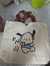 小熊帆布包女学生便携上班帆布兜手提包手拎便当帆布袋 帕恰狗（带按扣）活动 实拍图