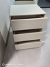锦汐床头柜实木奶油风收纳柜卧室2025新款床边柜简约轻奢高级感置物柜 【加厚实木】50CM-三抽# 实拍图