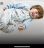 威尔贝鲁（WELLBER）恒温睡袋婴幼儿1-3岁竹棉睡衣秋冬儿童宝宝防踢被加厚棉 梦境3XL 实拍图